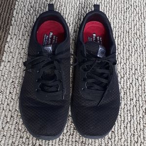 Skechers Womens Size 8.5 Black Work Shoes